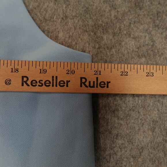 Kate Spade Dress Womens 16 NWT Mainline Twill Shift Diamond Astral Blue Bow - Picture 5 of 11